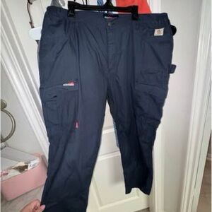 Men's Navy Fire Retardant Cargo Pants